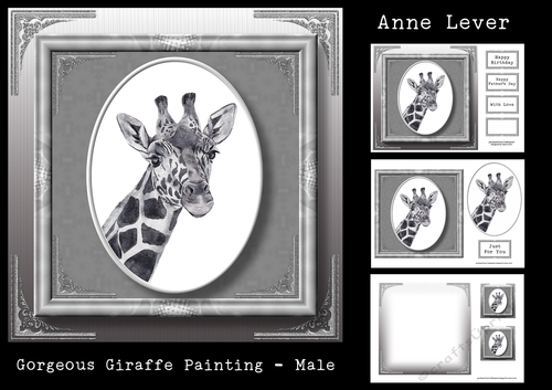 Gorgeous Giraffe Painting - Male