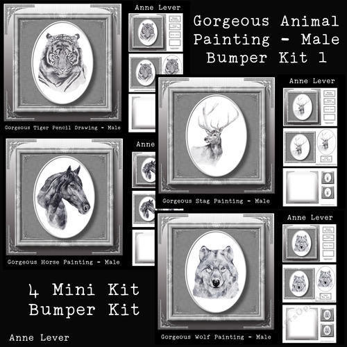 Gorgeous Animal Painting - Male Bumper Kit 1