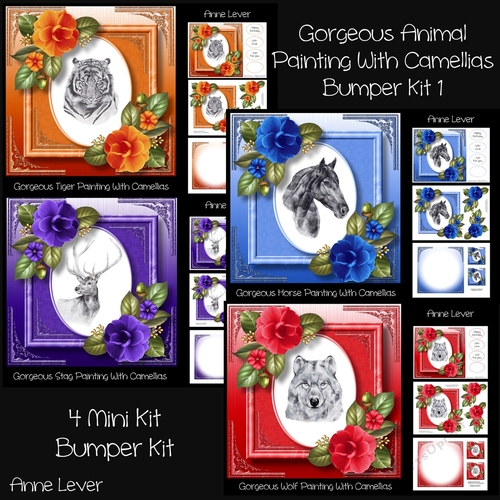 Gorgeous Animal Painting With Camellias Bumper Kit 1