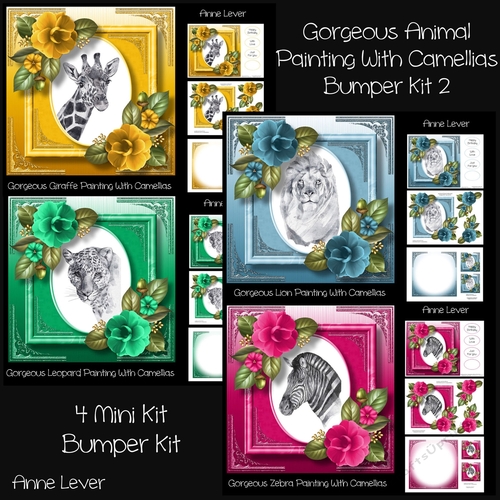 Gorgeous Animal Painting With Camellias Bumper Kit 2