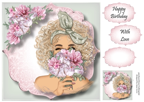 Beautiful Bouquet For You 4 8x8