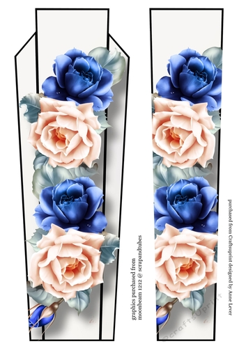 Art Deco Floral Lge DL - Myra Roses