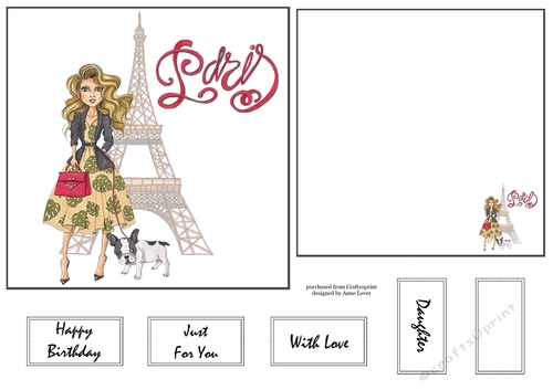 6x6 Paris Dreams 2 - Topper & Insert