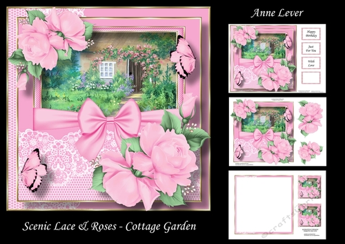 Scenic Lace & Roses - Cottage Garden