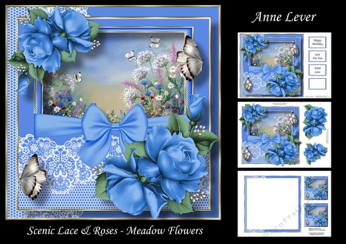 Scenic Lace & Roses - Meadow Flowers