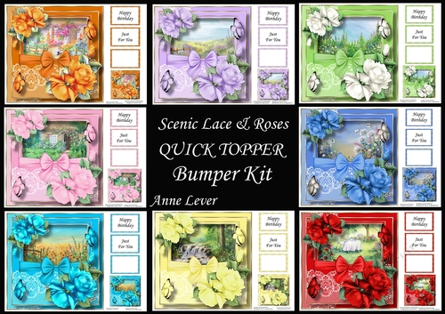 Scenic Lace & Roses QUICK TOPPER Bumper Kit