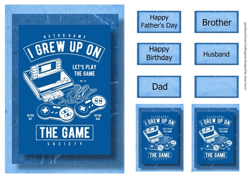 Retro Gaming A5 Poster - On The Game