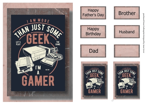 Retro Gaming A5 Poster - Im A Gamer