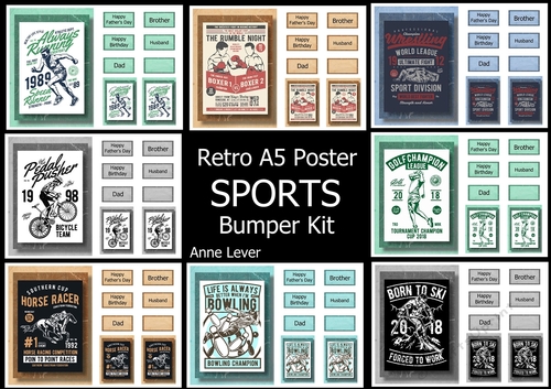 Retro Sports A5 Poster Bumper Kit