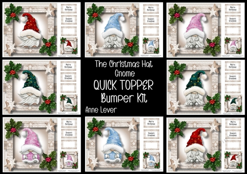 The Christmas Hat Gnome QUICK TOPPER Bumper Kit