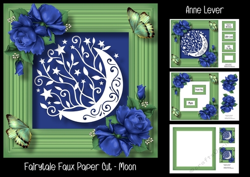 Fairytale Faux Paper Cut - Moon