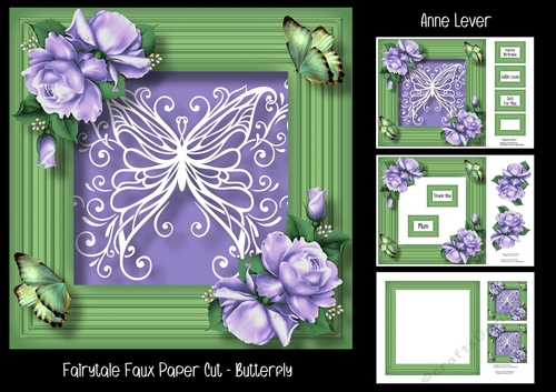 Fairytale Faux Paper Cut - Butterfly