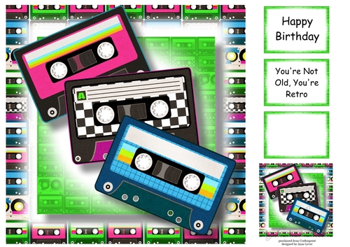 Retro Cassettes 3 8x8