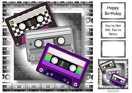 Retro Cassettes 1 8x8