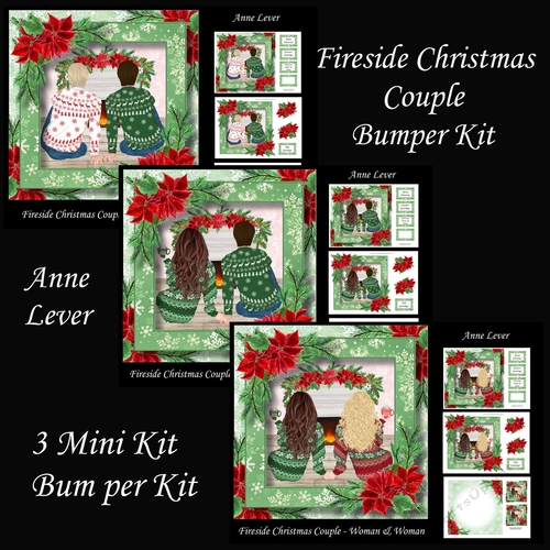 Fireside Christmas Couple Bumper Kit