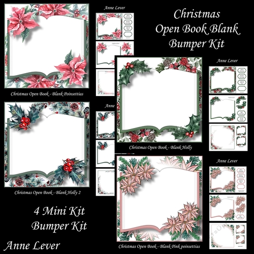 Christmas Open Book Blank Bumper Kit