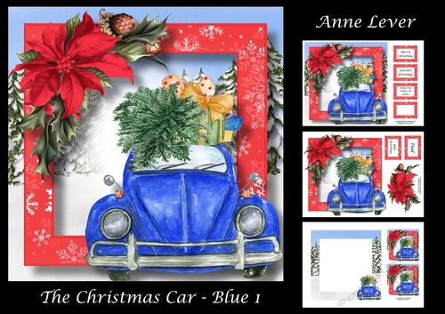 The Christmas Car - Blue 1