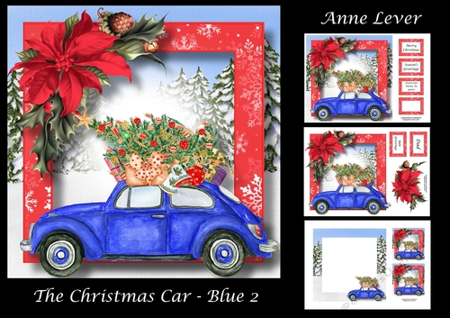 The Christmas Car - Blue 2