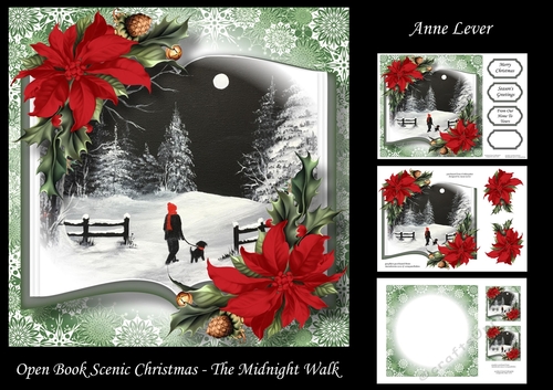 Open Book Scenic Christmas - The Midnight Walk