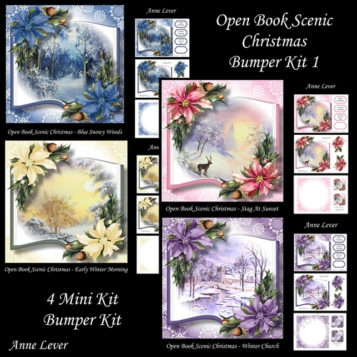 Open Book Scenic Christmas Bumper Kit 1
