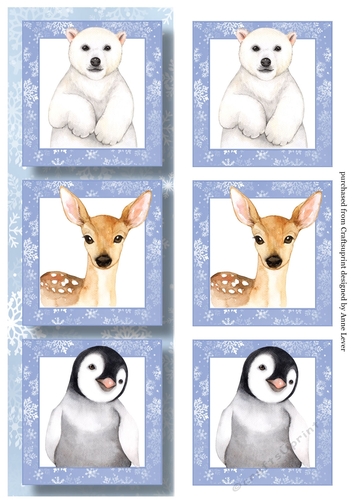 Lge DL Christmas Trio - Winter Friends
