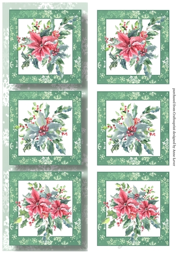 Lge DL Christmas Trio - Holly