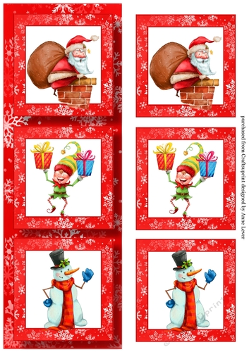 Lge DL Christmas Trio - Down The Chimney