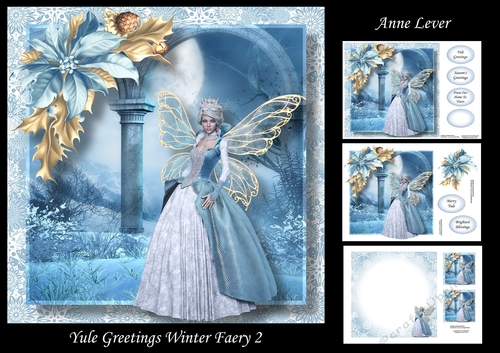 Yule Greetings Winter Faery 2