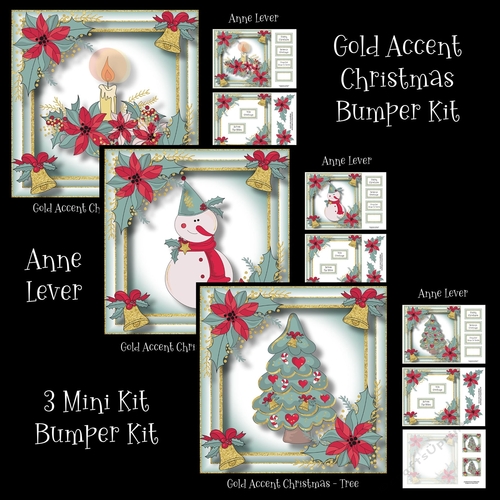 Gold Accent Christmas Bumper Kit
