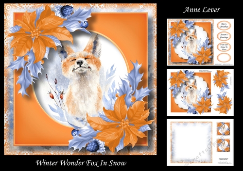 Winter Wonder Fox In Snow