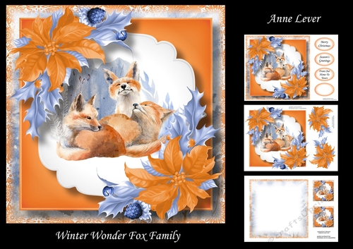 Winter Wonder Fox Family