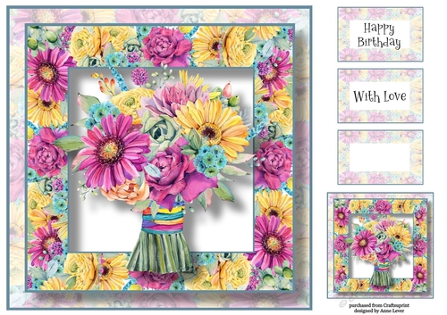 Gorgeous Summer Bouquet 8x8