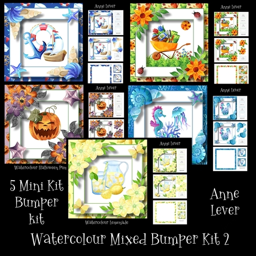 Watercolour Mixed Bumper Kit 2
