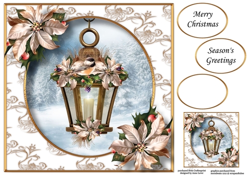 The Christmas Lantern 2 8x8