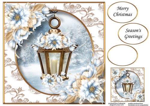 The Christmas Lantern 4 8x8