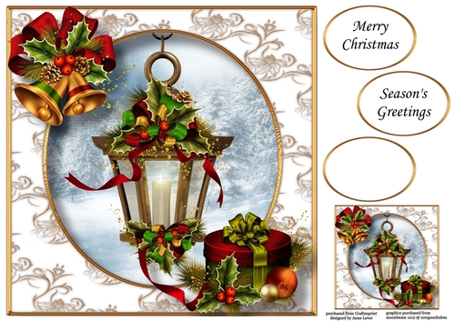 The Christmas Lantern 7 8x8