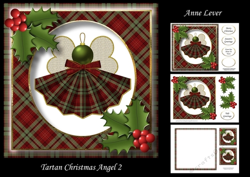 Tartan Christmas Angel 2