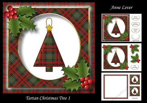 Tartan Christmas Tree 1