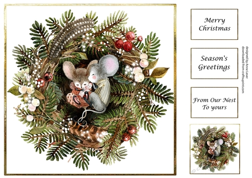 Warm & Cosy Christmas Mice