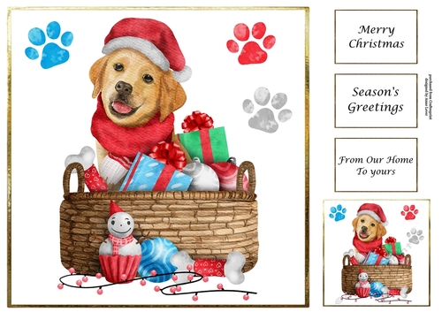 Cute Christmas Dogs 1