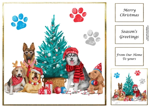 Cute Christmas Dogs 2