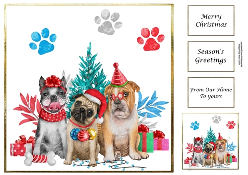 Cute Christmas Dogs 4
