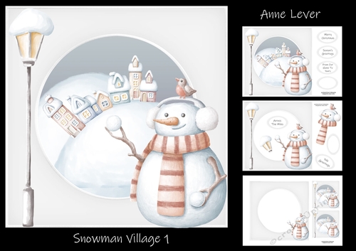 Snowman Village 1