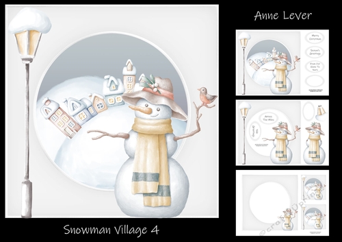 Snowman Village 4