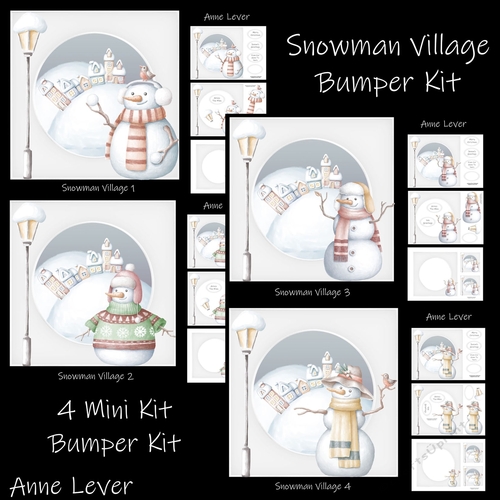 Snowman Village Bumper Kit