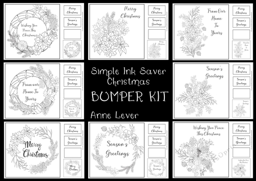 Simple Ink Saver Christmas Bumper Kit