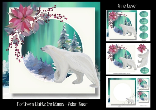 Northern Lights Christmas - Polar Bear