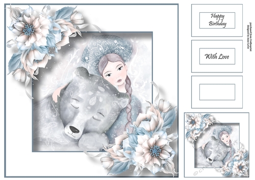 Snow Queen Birthday 8x8