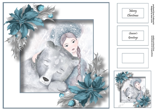 Snow Queen Christmas 8x8