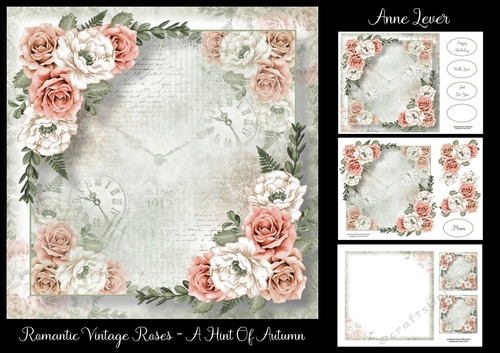 Romantic Vintage Roses - A Hint Of Autumn